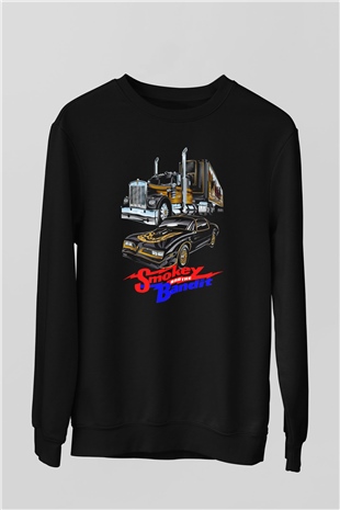 Smokey and the Bandit Siyah Unisex  Sweatshirt
