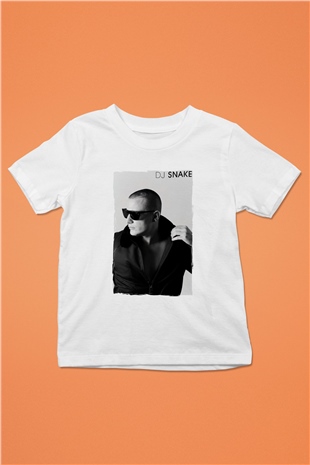 Snake Beyaz Unisex Çocuk Tişört
