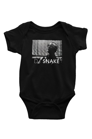 Snake Siyah Bebek Body - Zıbın