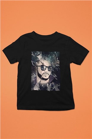 Snake Siyah Unisex Çocuk Tişört