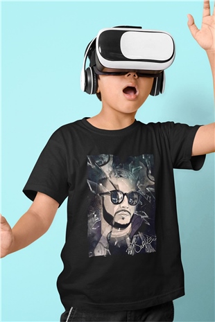 Snake Siyah Unisex Çocuk Tişört