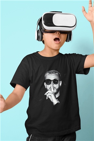 Snake Siyah Unisex Çocuk Tişört