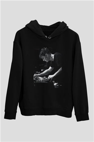 Snake Siyah Unisex Kapüşonlu Sweatshirt