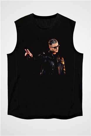 Snake Siyah Unisex Kolsuz Tişört