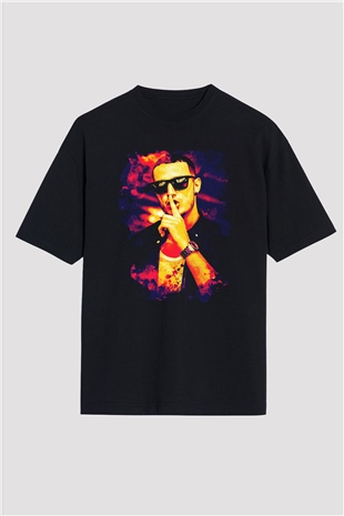 Snake Siyah Oversize Tişört Oversize T-shirt - TişörtFabrikası