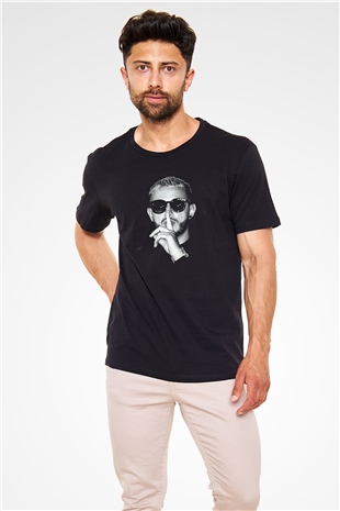 Snake Siyah Unisex Tişört T-Shirt - TişörtFabrikası