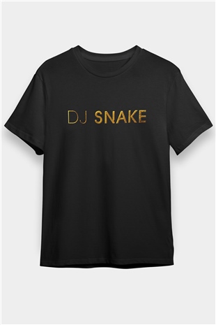 Snake Siyah Unisex Tişört T-Shirt - TişörtFabrikası