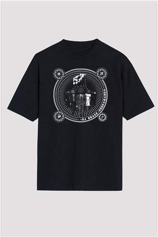 Snake Siyah Oversize Tişört Oversize T-shirt - TişörtFabrikası
