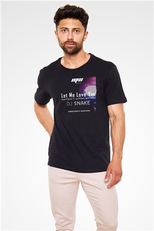 Snake Siyah Unisex Tişört T-Shirt - TişörtFabrikası