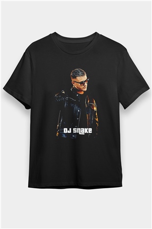 Snake Siyah Unisex Tişört T-Shirt - TişörtFabrikası