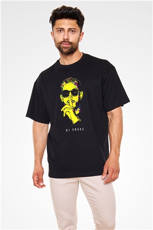Snake Siyah Oversize Tişört Oversize T-shirt - TişörtFabrikası