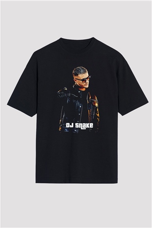 Snake Siyah Oversize Tişört Oversize T-shirt - TişörtFabrikası