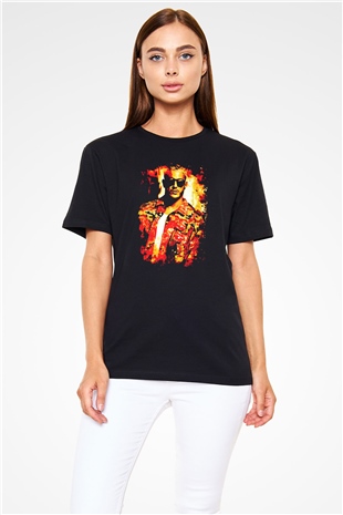 Snake Siyah Unisex Tişört T-Shirt - TişörtFabrikası