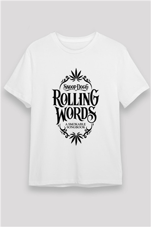 Snoop Dogg Beyaz Unisex Tişört T-Shirt - TişörtFabrikası