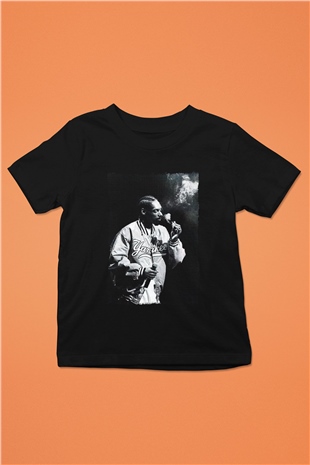 Snoop Dogg Siyah Unisex-Fabrikası Çocuk Tişört