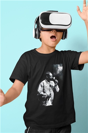 Snoop Dogg Siyah Unisex-Fabrikası Çocuk Tişört