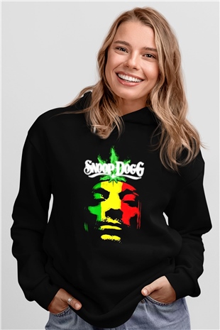 Snoop Dogg Siyah Unisex Hoodie
