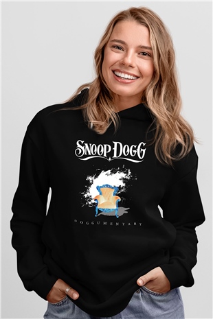 Snoop Dogg Siyah Unisex Hoodie