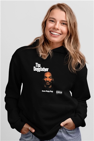Snoop Dogg Siyah Unisex Hoodie