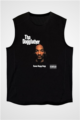Snoop Dogg Siyah Unisex Kolsuz Tişört