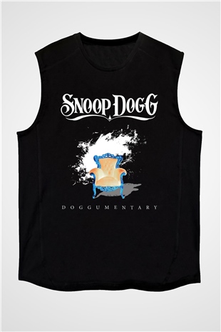 Snoop Dogg Siyah Unisex Kolsuz Tişört