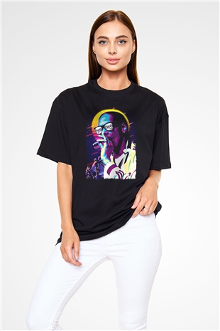 Snoop Dogg Siyah Unisex Oversize Tişört T-Shirt