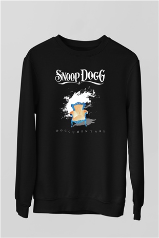Snoop Dogg Siyah Unisex Sweatshirt