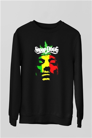 Snoop Dogg Siyah Unisex Sweatshirt