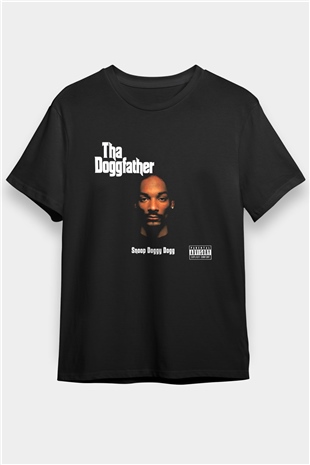 Snoop Dogg Siyah Unisex Tişört T-Shirt - Tişört Fabrikası