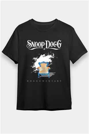 Snoop Dogg Siyah Unisex Tişört T-Shirt - Tişört Fabrikası