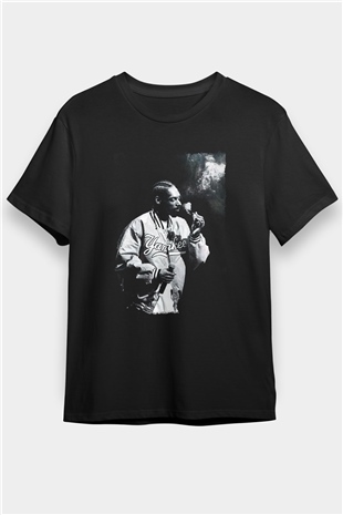 Snoop Dogg Siyah Unisex Tişört T-Shirt - Tişört Fabrikası