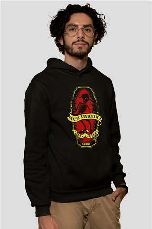 Social Distortion Siyah Unisex Kapşonlu Sweatshirt