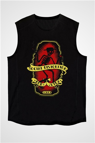 Social Distortion Siyah Unisex Kolsuz Tişört