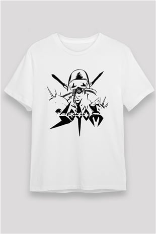Sodom Beyaz Unisex Tişört T-Shirt - Tişört Fabrikası