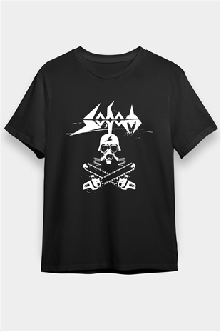 Sodom Siyah Unisex Tişört T-Shirt - Tişört Fabrikası