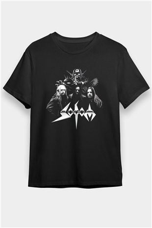 Sodom Siyah Unisex Tişört T-Shirt - Tişört Fabrikası