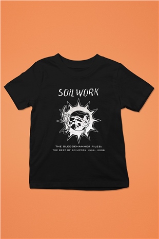 Soilwork Baskılı Siyah Unisex Çocuk Tişört