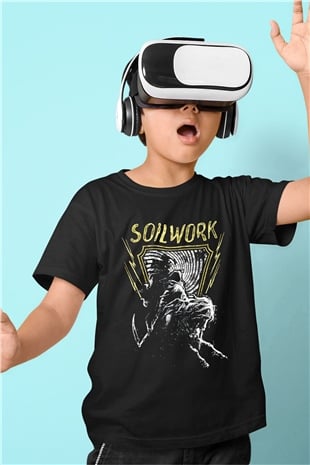 Soilwork Baskılı Siyah Unisex Çocuk Tişört