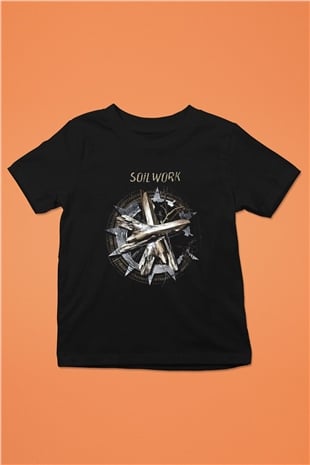 Soilwork Baskılı Siyah Unisex Çocuk Tişört