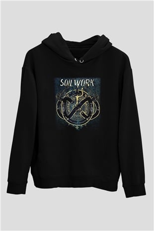 Soilwork Siyah Unisex Kapşonlu Sweatshirt