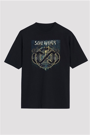 Soilwork Siyah Unisex Oversize Tişört T-Shirt