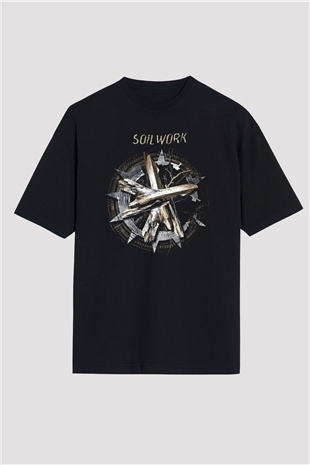Soilwork Siyah Unisex Oversize Tişört T-Shirt