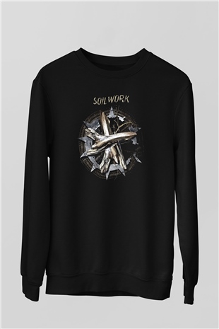 Soilwork Siyah Unisex Sweatshirt