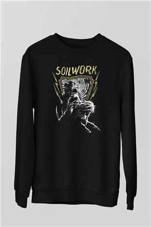 Soilwork Siyah Unisex Sweatshirt