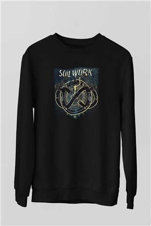 Soilwork Siyah Unisex Sweatshirt