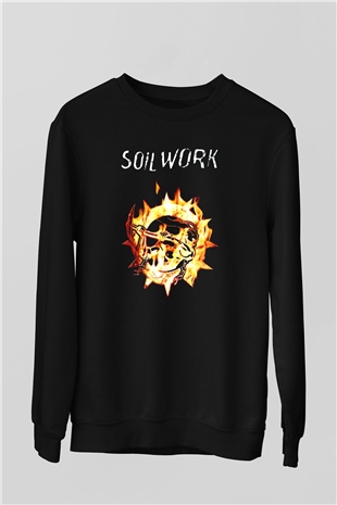 Soilwork Siyah Unisex Sweatshirt