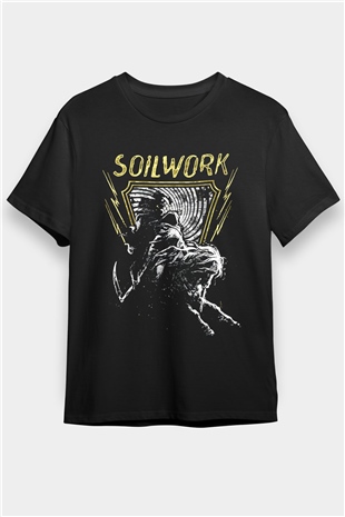 Soilwork Siyah Unisex Tişört T-Shirt - Tişört Fabrikası