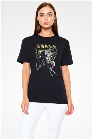 Soilwork Siyah Unisex Tişört T-Shirt - Tişört Fabrikası