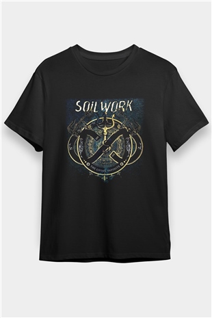 Soilwork Siyah Unisex Tişört T-Shirt - Tişört Fabrikası