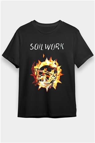 Soilwork Siyah Unisex Tişört T-Shirt - Tişört Fabrikası